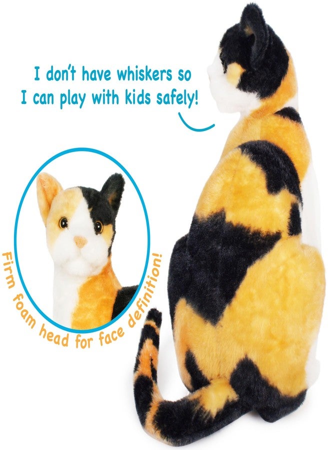 TigerHart Catalina The Calico Cat - 13 Inch Stuffed Animal Plush - Image 5